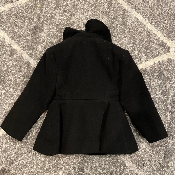 NWT Black Rothschild Ruffle Coat - Picture 5 of 6